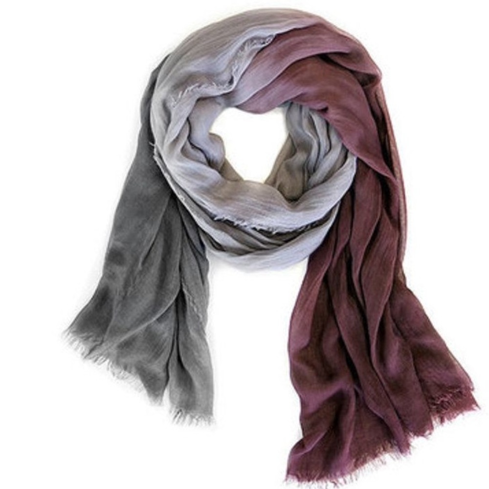 Tilo | Ombré Fringed Scarf | Graduation | NWT